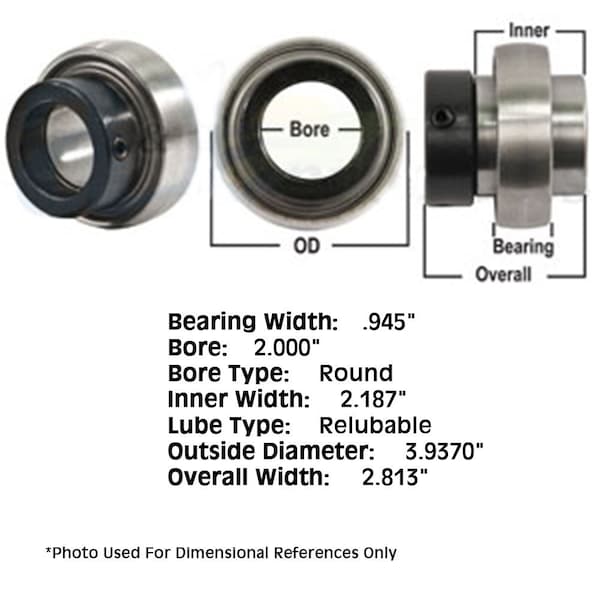 Aic Replacement Parts Ball Bearing Fits International/CaseIH 1420 1440 1460 1470 1480 WN-JD9431-PEX - main